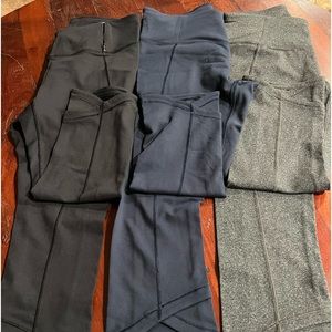 3 pairs of Calia capris size Medium NWOT BLACK, GREY AND NAVY